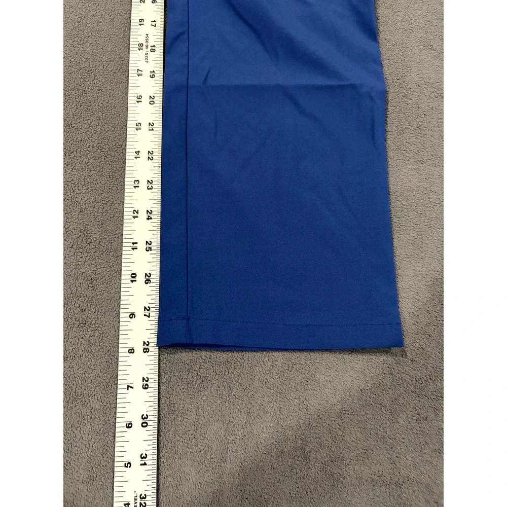 Jaanuu Cargo Scrub Pants Mens XS Blue Stretch Drawstring Waist Pockets Workwear